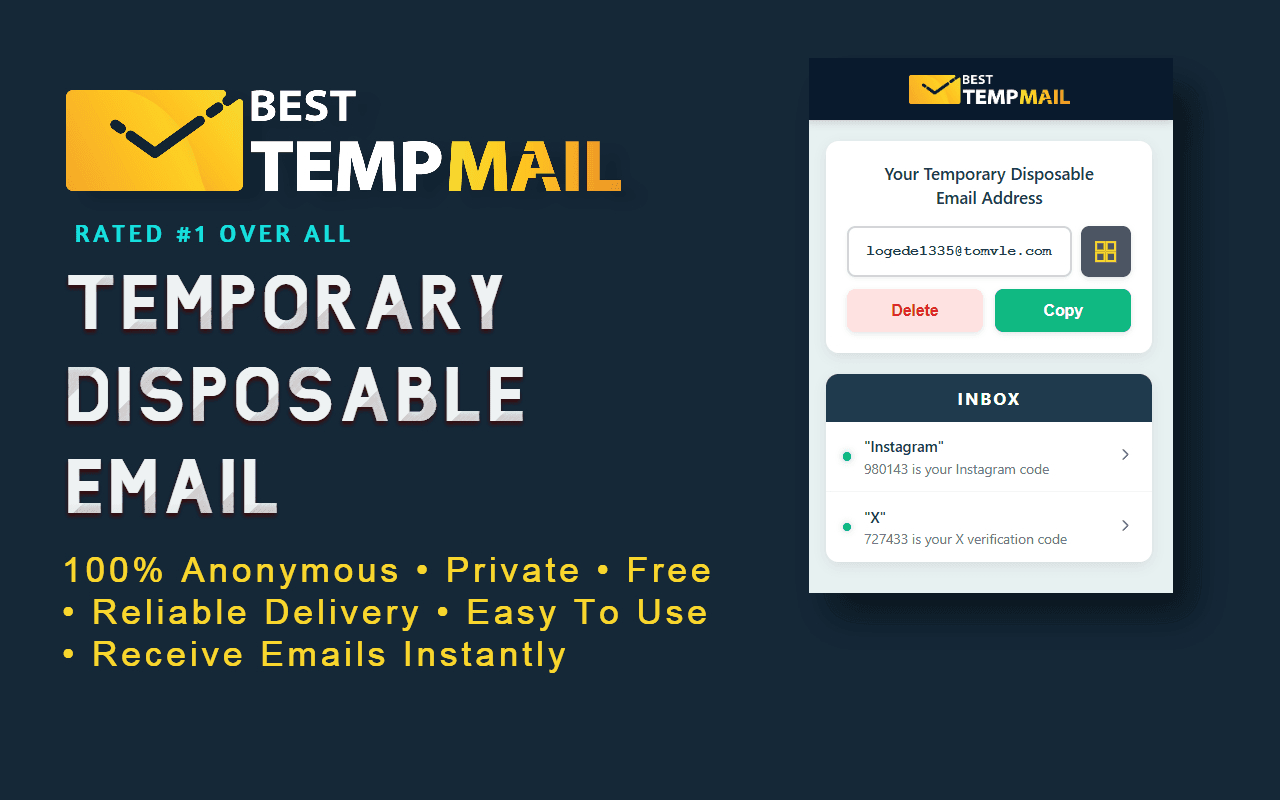 Best Temp Mail Browser Extension (2026): Instant Disposable Email for Chrome, Edge & Firefox