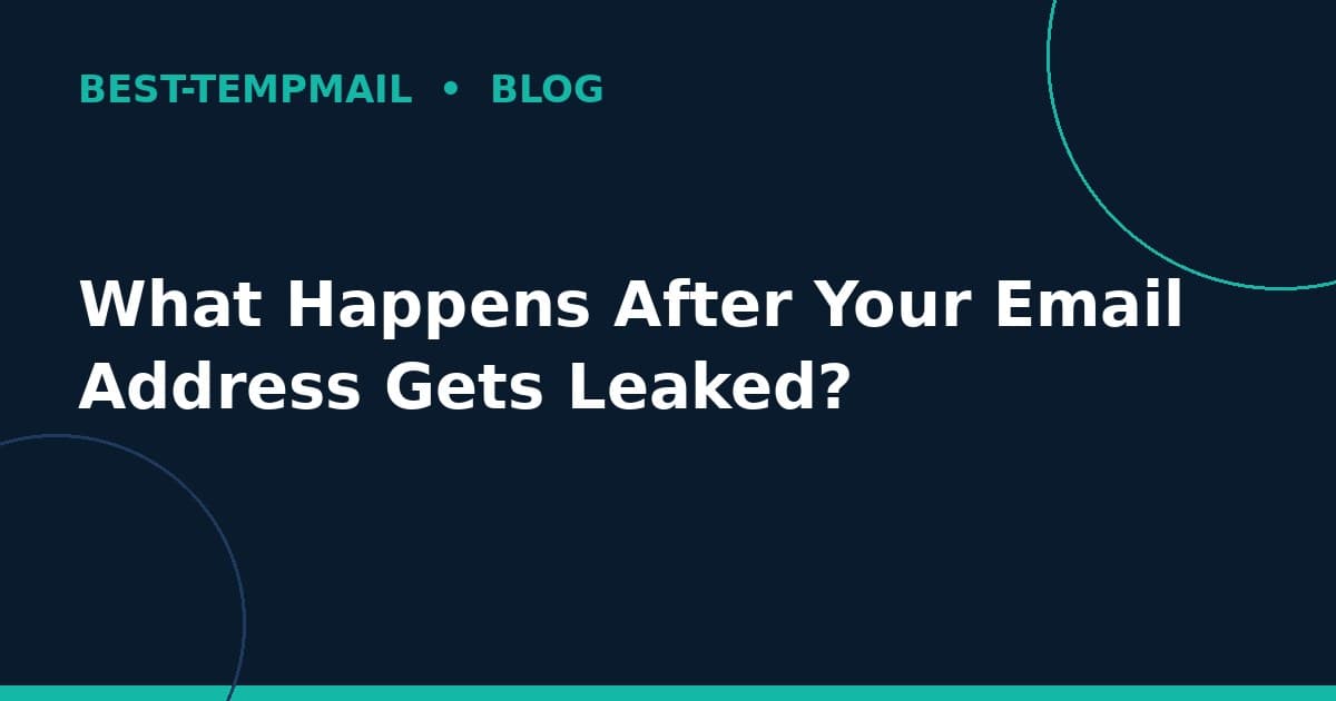 What Happens After Your Email Address Gets Leaked?